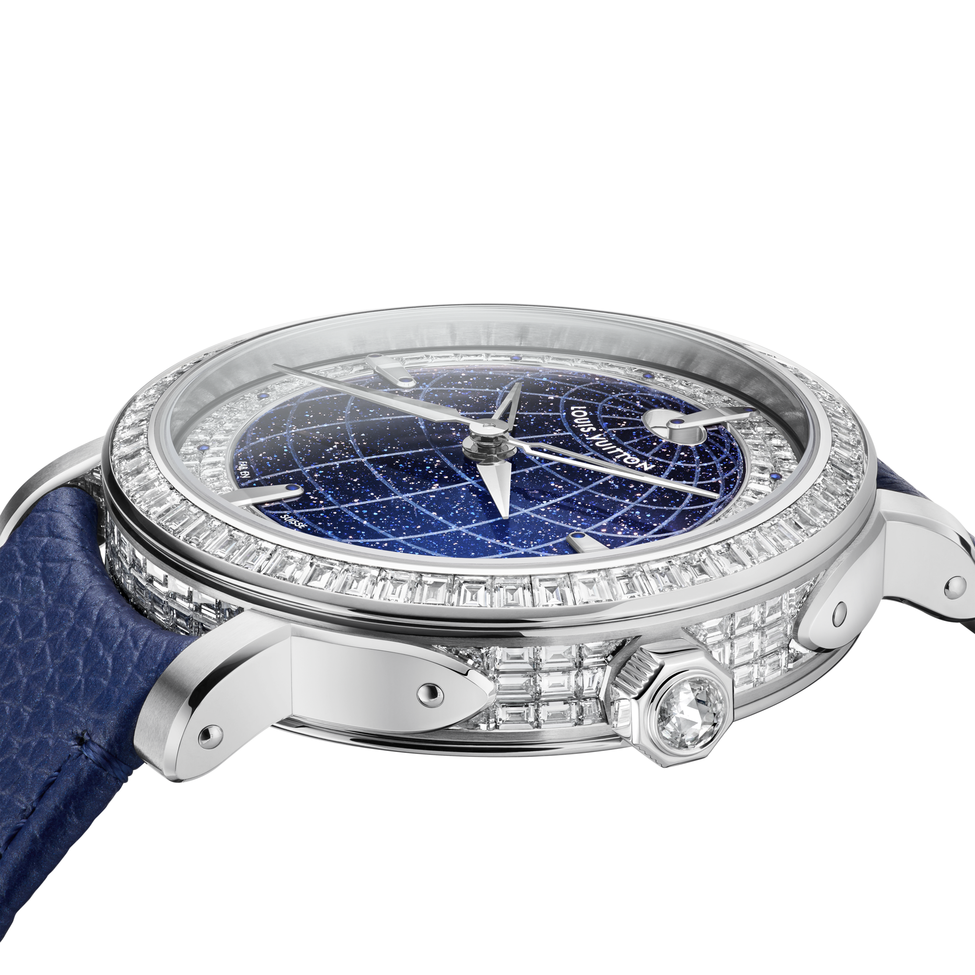 Louis Vuitton Escale Twin Zone, Automatic, 41mm, Platinum and